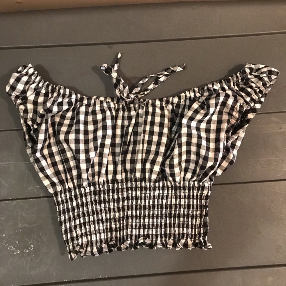 Brandy Melville Gingham Top
